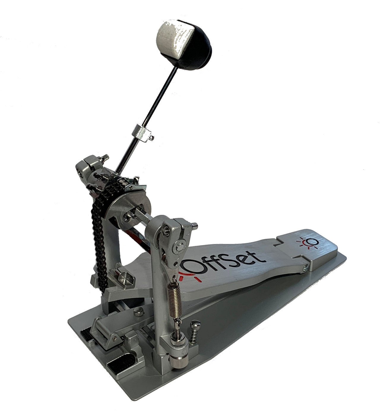 OffSet Sole Single Bass Drum Pedal, double spring "Pro Series" - Aron Soitin