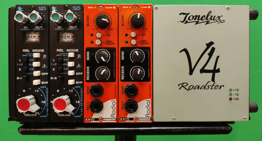 Tonelux Roadster V4: 2xAPI 525 ja 2 x Radial EXTC reamp (used) - Aron Soitin