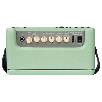 Vintage Retro 15w Guitar Amplifier with DSP ~ Mint Green