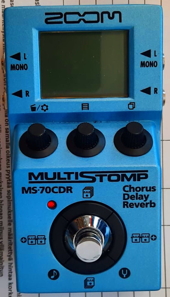 Zoom Multistomp MS-70CDR pedal (used)