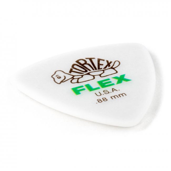 Dunlop Tortex Flex Triangle -plektra 0.88 mm, 6 kpl - Aron Soitin