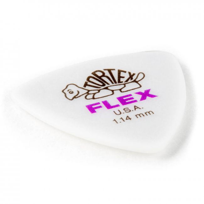 Dunlop Tortex Flex Triangle -plektra 1.14 mm, 6 kpl