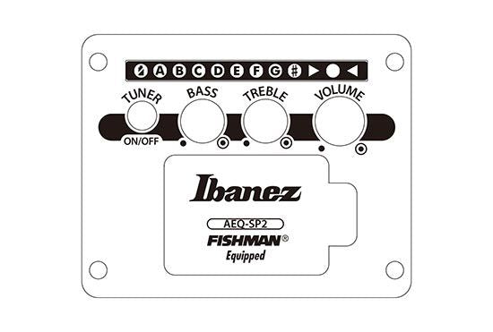 Ibanez AE3007FMH-TBH 7-kielinen akustinen kitara - Aron Soitin