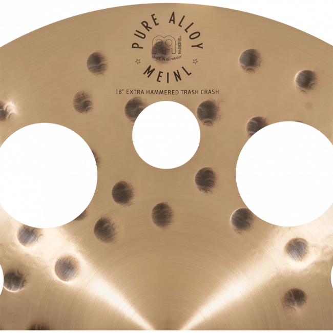 Meinl 18" Pure Alloy Extra Hammered Trash Crash - Aron Soitin