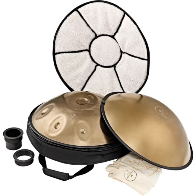 Meinl Handpan Stainless Steel Vintage gold, D Kurd