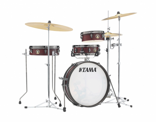 Tama Limited Club-Jam Pancake Kit BWW  Black Nickel Hardware - Aron Soitin