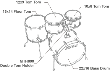 Tama MBS42S-DCF Starclassic Performer rumpusarja - Aron Soitin