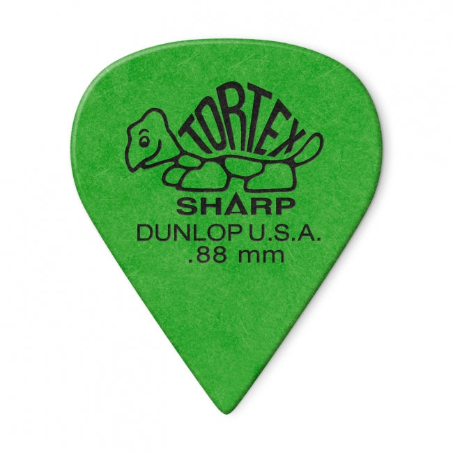 Dunlop Tortex Sharp -plektrat 0.88mm, 72kpl - Aron Soitin