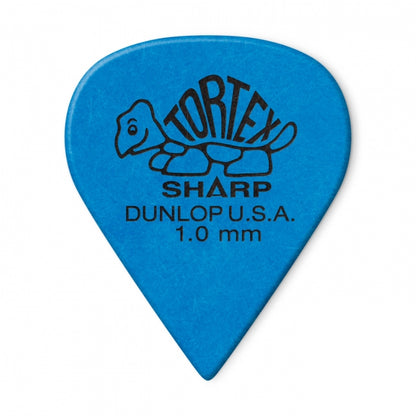 Dunlop Tortex Sharp -plektrat 1.00mm, 72kpl - Aron Soitin