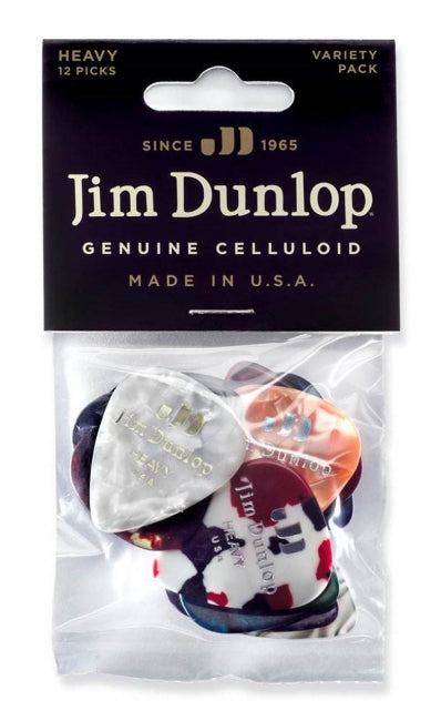 Dunlop Celluloid Heavy Variety Pack - Aron Soitin