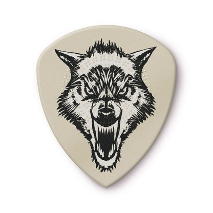 Dunlop 1,00 mm Hetfield White Fang Flow plektralajitelma - Aron Soitin