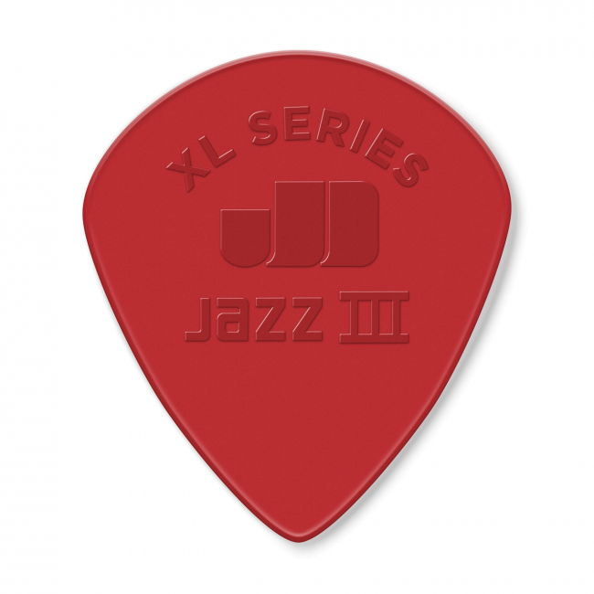 Dunlop Jazz III XL Nylon -plektrat (punainen), 24kpl - Aron Soitin