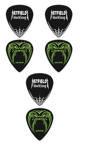 Dunlop 0,73mm Hetfield Black Fang plektralajitelma - Aron Soitin