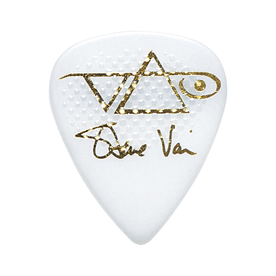 Ibanez Steve Vai -plektra Rubber Grip White, 50kpl - Aron Soitin