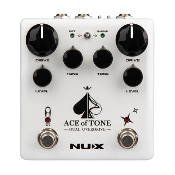 NUX NDO-5 ACE OF TONE DUAL OVERDRIVE EFFECTS PEDAL - Aron Soitin